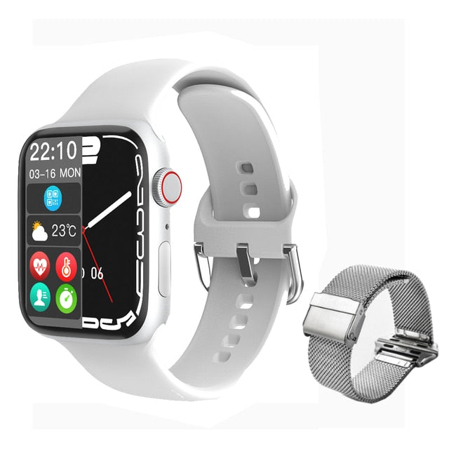 2023 New Smart Watch Women NFC Smartwatch Men Women Bluetooth Call Waterproof Wireless Charging HD Screen For Apple Xiaomi +Box