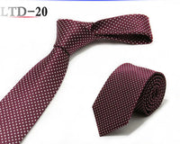 Luxury 7CM Mens Ties Striped Dot Necktie Formal Classic Business Neck Ties Jacquard Woven Necktie For Men Groom Wedding Party