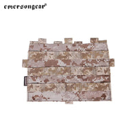 Emersongear Tactical Front MOLLE Panel For Detachable Modular Pouch Plate Bag For AVS JPC Vest Plate Carrier Airsoft Hunting