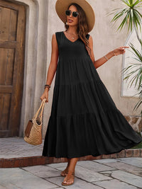2024 Women Dress Summer Casual Brand Dresses Elegant Yellow Black Dress Femme