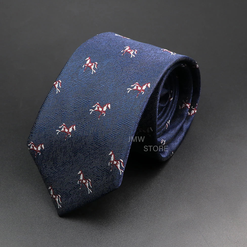 New Design Wedding Men Tie Green Wine Red Paisley Flower Animal Neckties Men Business Dropshipping Groom Collar Accessories Gift