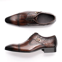 Luxury Business High-end Leather Shoes Men Oxford Shoes Elegant Formal Genuine Leather Dress Shoes European Style Men Shoes