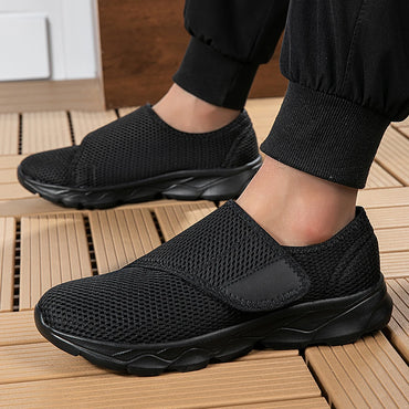Sneakers Men Orthopedics Wide Feet Swollen Walking Casual Shoes Thumb Eversion Adjusting Soft Comfortable Diabetic Man Shoes