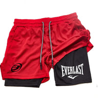 Men's fashionable shorts - Summer comfortable quick-drying sportswear - Men's dual-purpose shorts for fitness and jogging