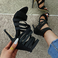 Pumps Women Shoes High Heels Women Sandals 2021 Zipper New Fashion Summer High Heels Sexy Ladies Peep Toe Shoes Women Pumps