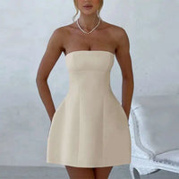 Giyu Sexy Club Party Dresses Women 2024 Summer Dress Elegant Short Mini Dress Backless Sleeveless A Line Slim Vestidos