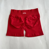 Fashion Shorts Low Waist Seamless Yoga Shorts Scrunch Bum Gym Shorts Women Workout Biker Stretch Fitness Shorts