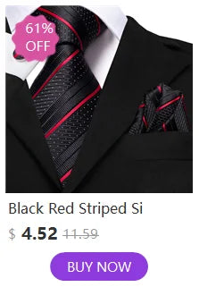 Hi-Tie Blue Business Solid 100% Silk Men's Tie NeckTie 8.5cm Ties for Men Formal Luxury Wedding High Quality Gravata