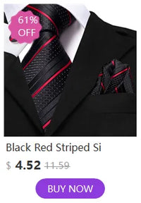 Hi-Tie Blue Business Solid 100% Silk Men's Tie NeckTie 8.5cm Ties for Men Formal Luxury Wedding High Quality Gravata