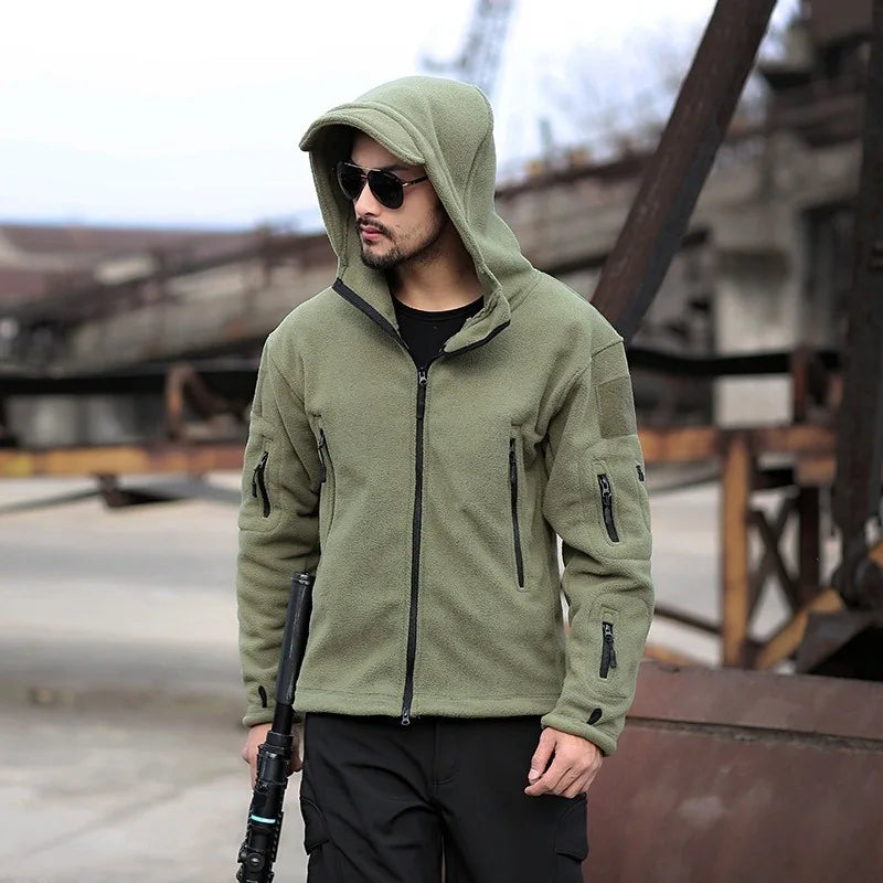 Tactical Jacket Combat Jacket Military Fleece Outdoor Sports Hiking Polar Jacket