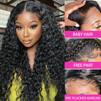 Water Wave Lace Front Wig Human Hair 13x4 13x6 Brazilian Curly Lace Frontal Wig For Women 4x4 Wet And Wavy Lace Closure Wig