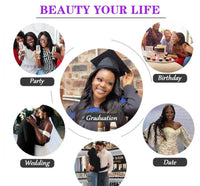 Pre Plucked Body Wave Hair Wig 16-36 Inch 100% Human Hair Wig V Part Machine Made Wigs 180 200 Density For Women