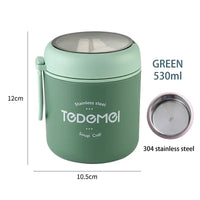 Insulated Lunch Box, Food Container, Stainless Steel Vacuum Cup, Soup Cup, Insulated Bento, Food Thermos With Spoon