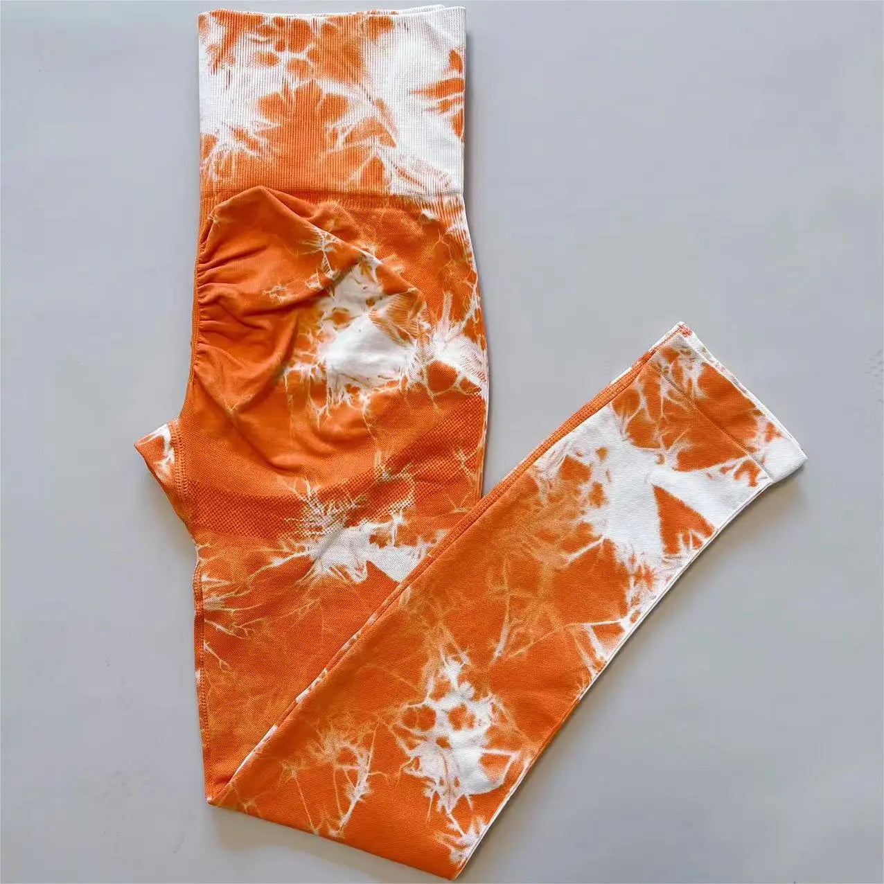 Gym Tie Dye Seamless Leggings Push Up Women Mallas Sports Fitness Scrunch Yoga Training Pants Elastic Workout Tights Leggins