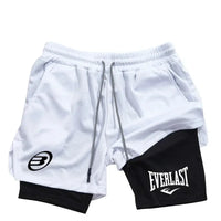 Men's fashionable shorts - Summer comfortable quick-drying sportswear - Men's dual-purpose shorts for fitness and jogging
