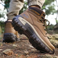 New Men's Boots Fashion Outdoor Boots Breathable Hiking Boots Autumn Shoes Sneakers Lightweight Non-slip Men Desert Ankle Boots