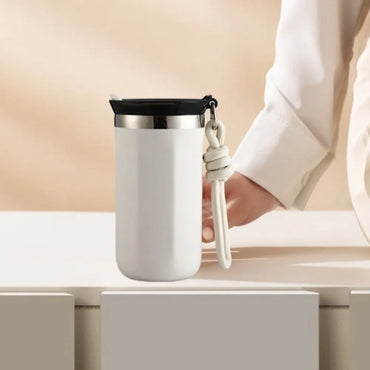 Portable 350ML/500ML Stainless Steel Insulated Cup Leak-Proof with Lid Vacuum Flask Double Wall Water Cup Commute Use