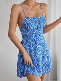 Womens Dresses Sexy Floral Backless Bandage Holiday Beach Dress Summer Fashion Red Short New In Dresses 2025
