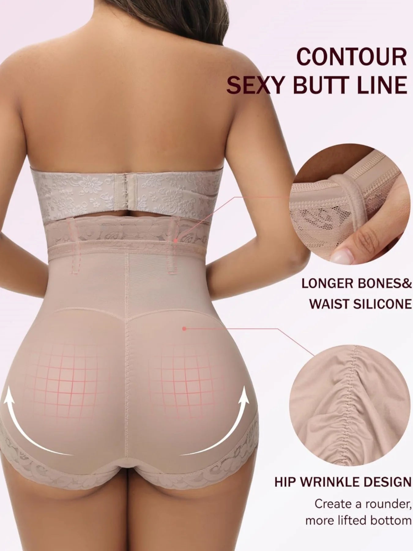 Fajas Colombianas Moldeadoras Tummy Control Shapewear Shorts Butt Lifter Panties Slimming Body Shaper Underwear
