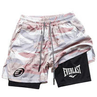 Men's fashionable shorts - Summer comfortable quick-drying sportswear - Men's dual-purpose shorts for fitness and jogging