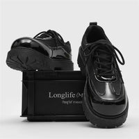 Shoes for Men High Quality Trend Casual Shoes Men Leather Original British Thick Sole Comfort Derby Shoes Sneaker Zapatos Hombre