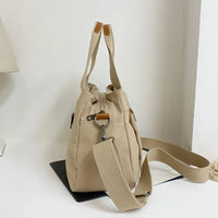 Fashionable Casual Women's Handbag, Ladies' Hand-Held Shoulder Crossbody Bag, Large Capacity Multi-Layered Bag for Daily Travel