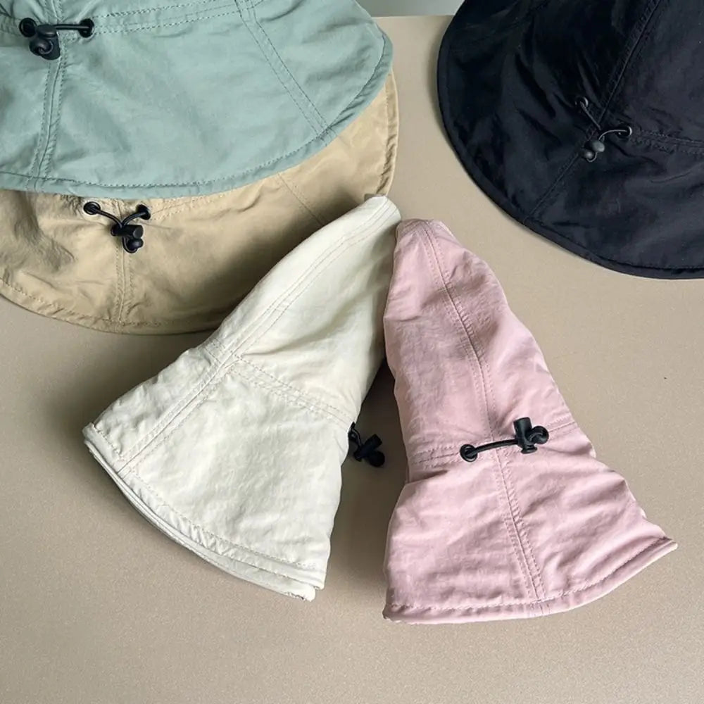 UPF 50+ Waterproof Foldable Bucket Hat UV Protection Sunscreen Fishing Hat Adjustable Wide Brim Fisherman Cap Beach