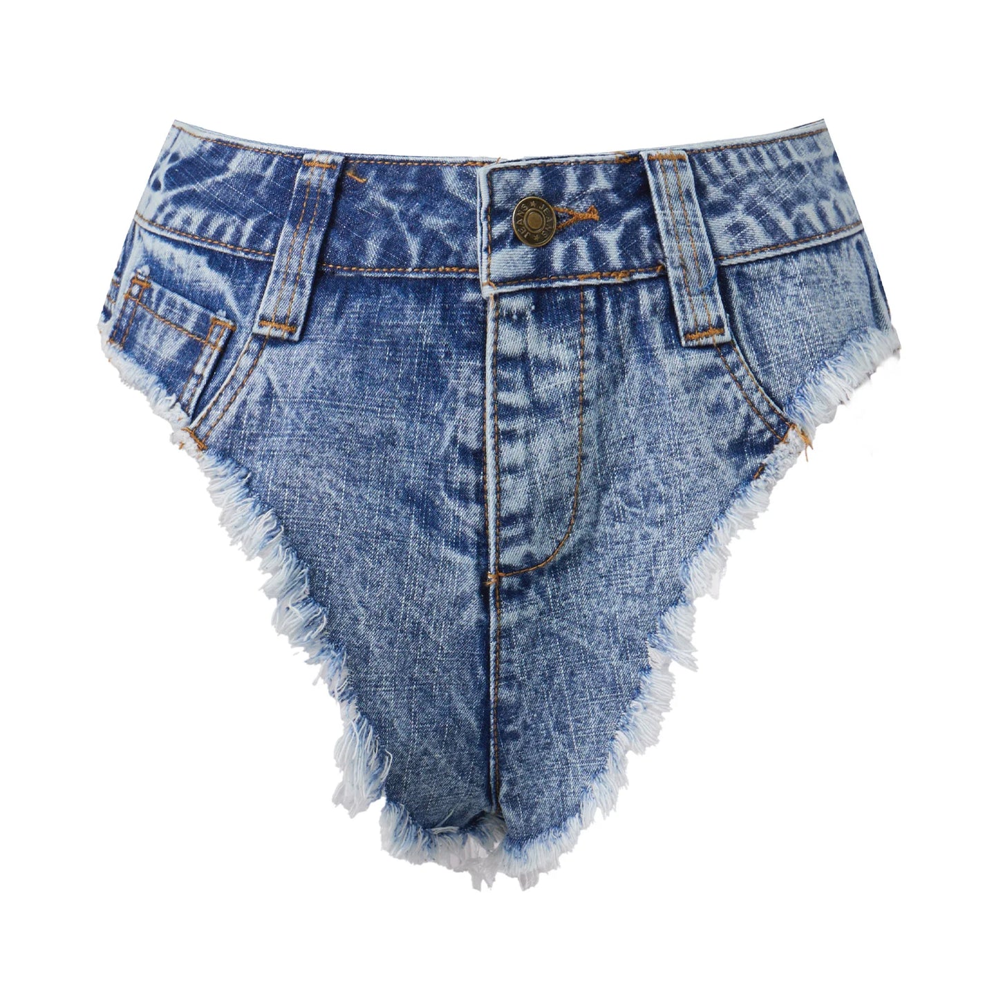 Xingqing Sexy Women Hot Pants Summer Clothes Jeans Micro Shorts Denim Daisy Dukes Low Waist Shorts Fashion Beach Streetwear