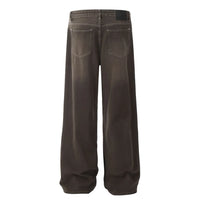 Mens Long Pants Washed Dyed Jeans Autumn Casual Hawaiian Daily Wear-Resistant American Style Pants Men's Clothing Unisex 2024