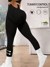 CZGUKE Seamless women's high waisted yoga pants sexy hip lifting tight sports pants fitness yoga push ups tight sports pants