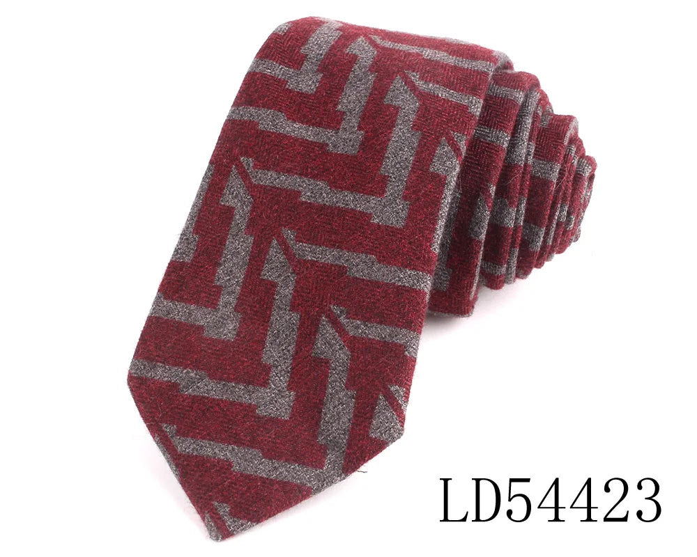New Cotton Ties Casual Skinny Necktie For Party Boys Girls Plaid Neck Tie Wedding Necktie For Groom Neck Wear For Men Gravata