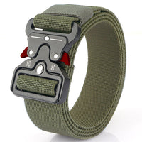 Genuine tactical belt quick release outdoor military belt soft real nylon sports accessories men and women black belt