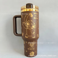 Cute 1180ml 40OZ Stainless Steel Insulated Cup 304 Stainless Steel Vacuum Insulated Car Coffee Cup Sports Outdoor Travel