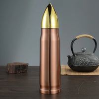 Stainless Steel Bullet Water Bottle 17oz Double Wall Vacuum Insulated Thermos Coffee Mug Insulated Flask for Hiking Traveling