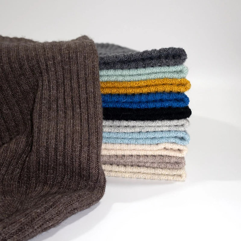 Winter Hat Women Men Beanie Wool Knit Warm Accessory For Autumn Cold Weather Skiing Sports Outdoor Holiday