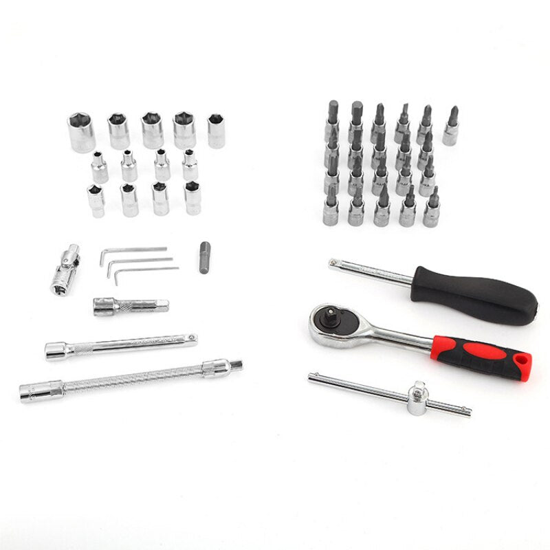 Repair Tool Ratchet Wrench Socket Tool Screwdriver Combination Tool Hardware Tool Elastic Extension Rod HexagonSocket Hand Tools