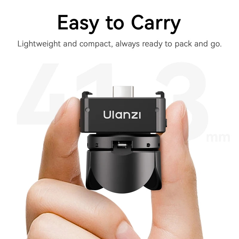 Ulanzi PK-08 Pocket 3 Mini Tripod / PK-11 Arri Locating Base for DJI Osmo Pocket 3 for Livestreaming Vlog Travel Photograph