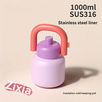 316 Stainless Steel Insulation Large Capacity Outdoor Insulation Water Cup Water Bottle Kettle Summer Cold Cup Ice Cup