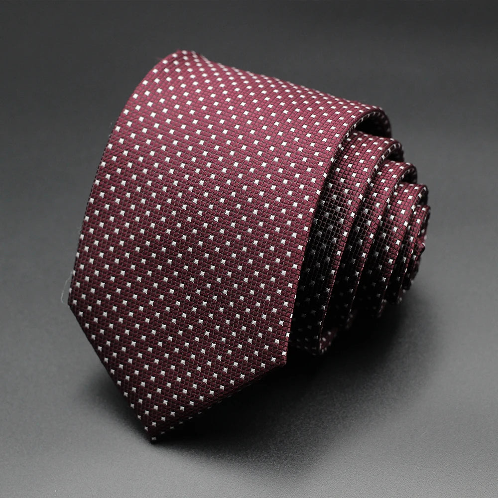 Fashion Casual Blue Red Yellow Floral Polka Dot Necktie For Men Business Gift Wedding formal Neck Ties Accessories
