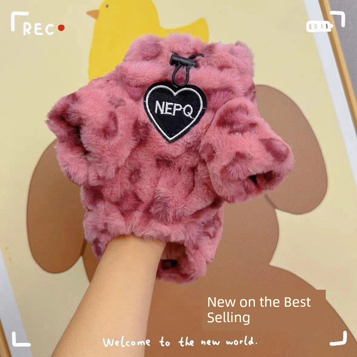 Small Rabbit Fur Winter Pet Clothes Heattech Schnauzer Jarre Aero Bull Bichon Teddy Small and Medium Size Dog Cat Fur Outwear