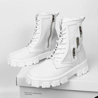 Men's High Top Trendy Outdoor Boots Casual Sports Shoes Thick Sole Comfortable Trendy Versatile Breathable Fashion Plus Size