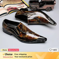 British New 2024 Men Mocassins Italian Shoes Slip On Patent Leather Loafers Wine Red Dress Shoes For Men