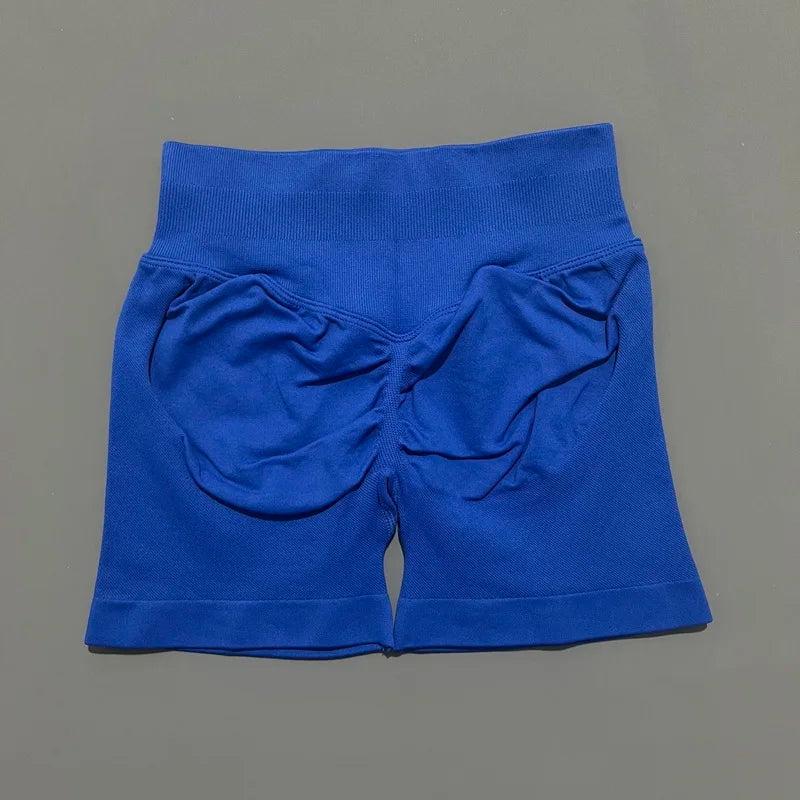 Gym Shorts Women Fitness Sports Biker Shorts High Waist And Waist Tightening Yoga Shorts Workout Scrunch Butt Seamless Leggings