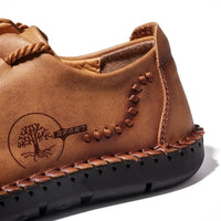Mens Casual Shoes Sneakers Men Leather Handmade Shoes Comfortable High Quality Loafers for Men Fashion Walking ShoesPlus Size