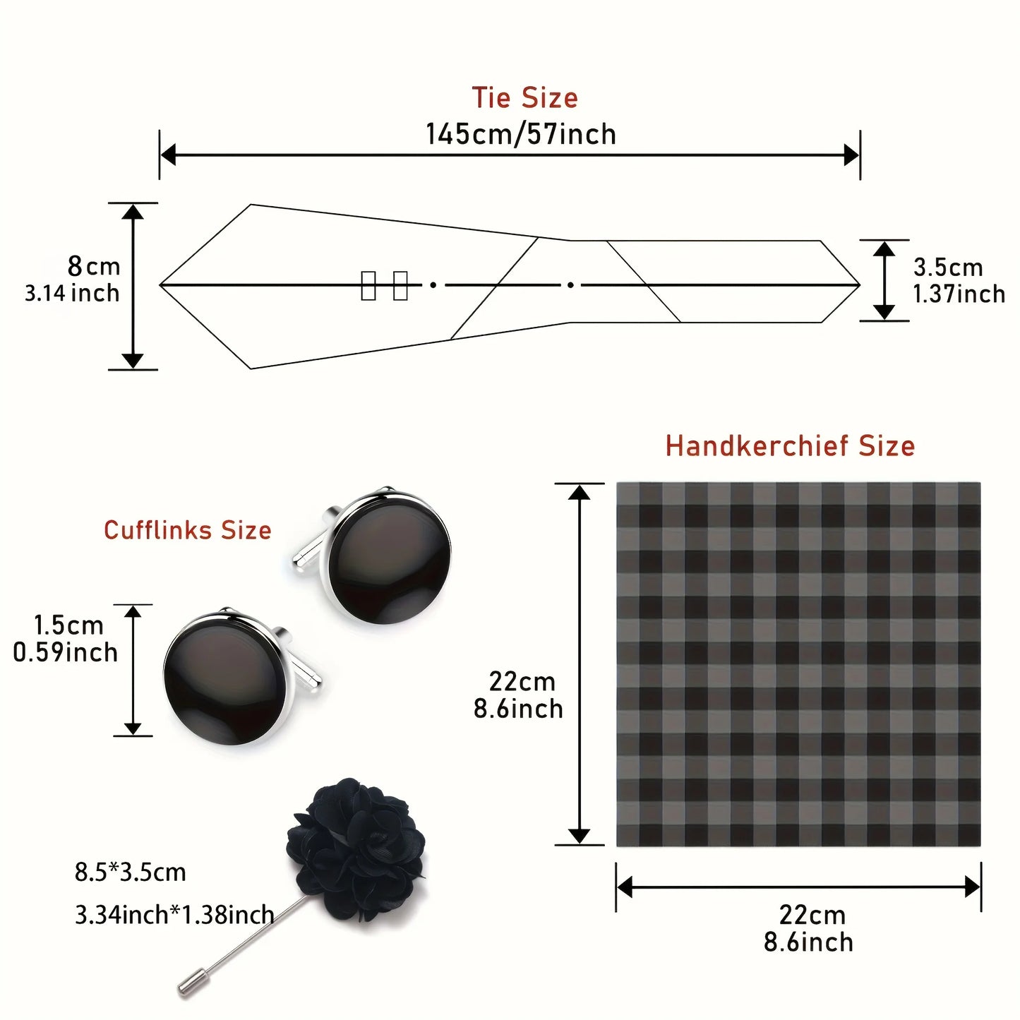 Hot Sale Luxury 8 cm Blue Floral Ties Pocket Square Cufflinks Brooch Set For Man Suit Accessories Holiday Gift Fit Formal Party