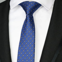 New Slim Narrow Skinny 6CM Mens Necktie Neck Ties For Man Plaids Polka Dot Striped Jacquard Cravat Business Party Corbatas