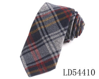 New Cotton Ties Casual Skinny Necktie For Party Boys Girls Plaid Neck Tie Wedding Necktie For Groom Neck Wear For Men Gravata