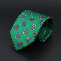 Fashion Men's 7.5cm Silk Tie Super Soft Bohemian Style Dot Chic Novelty Red Blue Necktie Suit Shirt Luxury Banquet Accessories