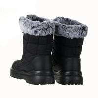Winter Women's Boots Non-slip Plush Warm Snow Boots for Women Lace Up Platform Ankle Boots Comfortable Flat Shoes Cotton Shoes