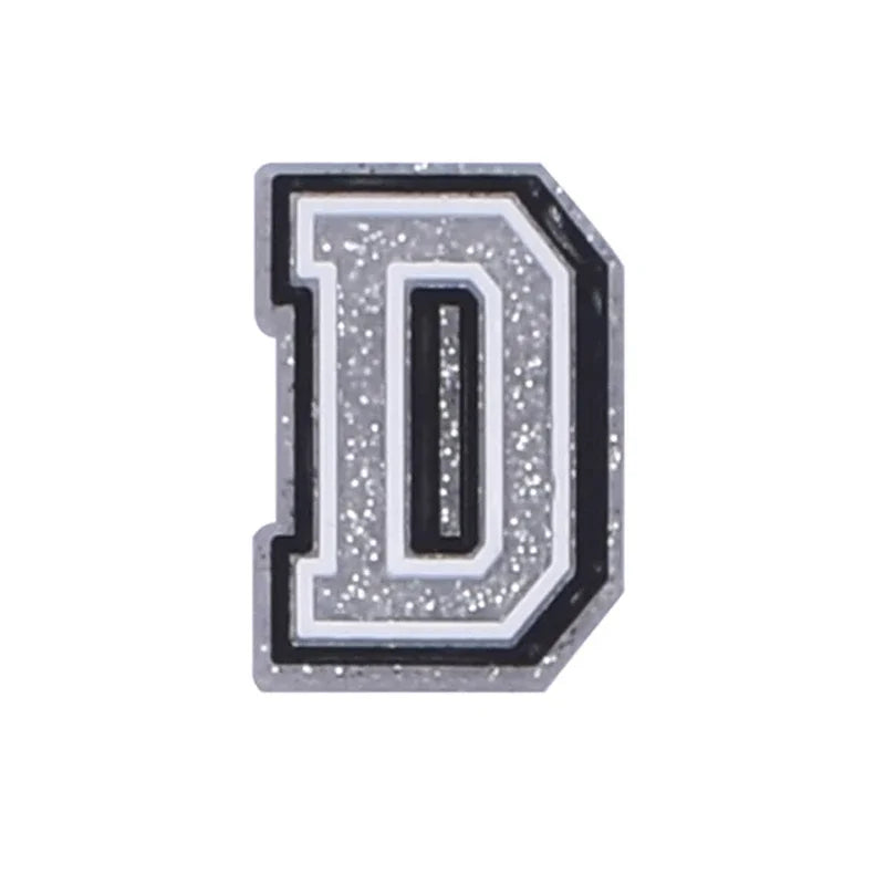 Hot Sale 1Pcs Letter Shoe Charms Decorations for Crocs Accessories Alphabet Pins Women Xmas Party Favors Gifts